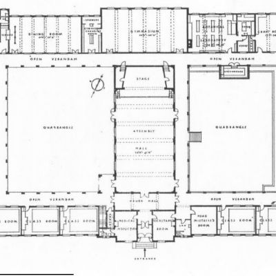 Ground floor blueprint 1920-30